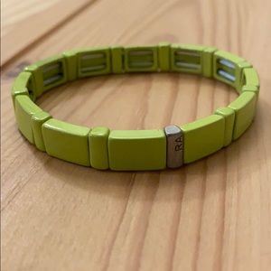 Roxanne Assoulin Lime Green Enamel Bracelet
